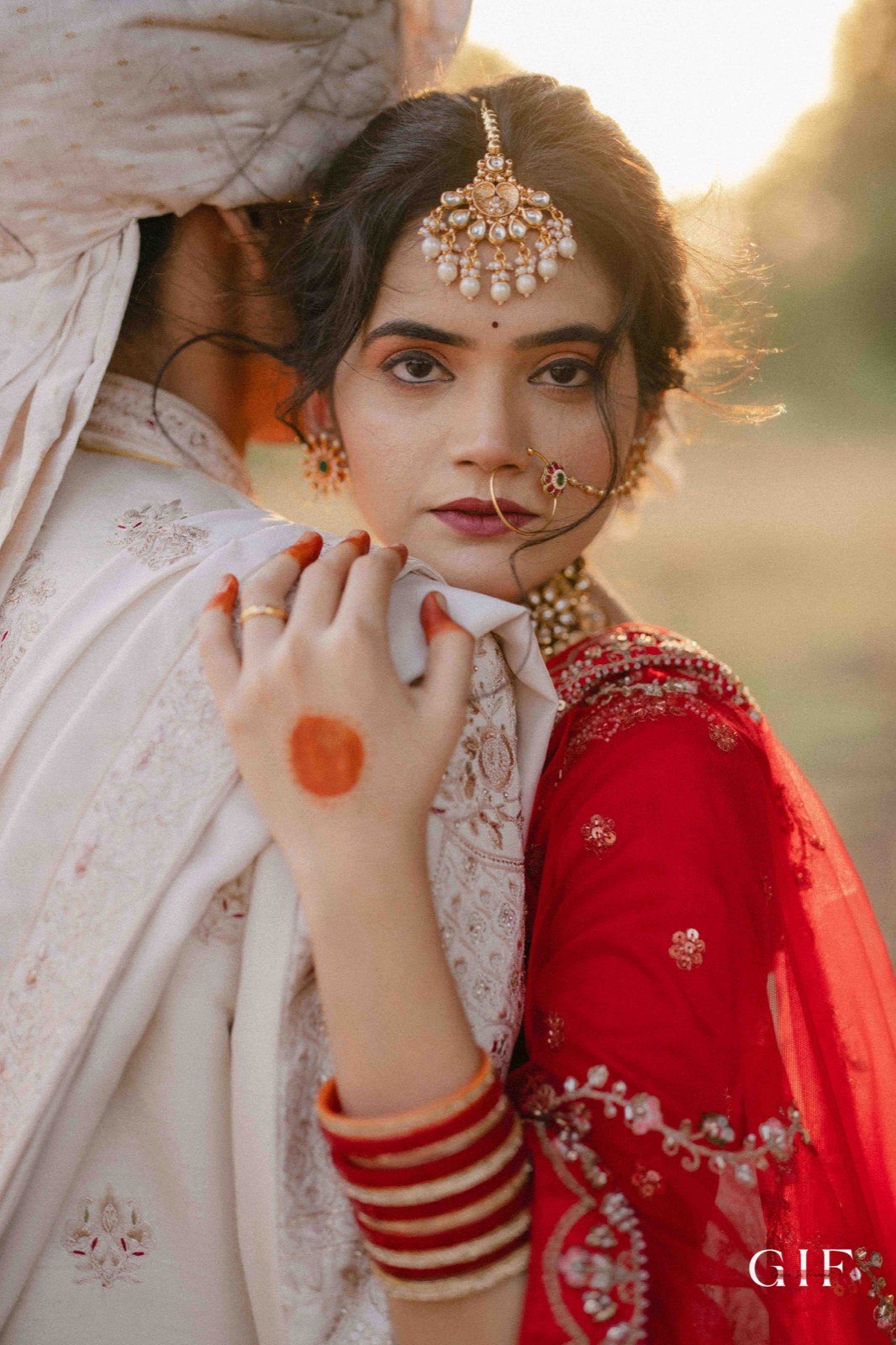 Bridal portrait by Grace in Frames